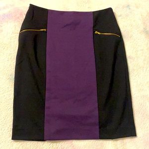 Colorblock Pencil Skirt